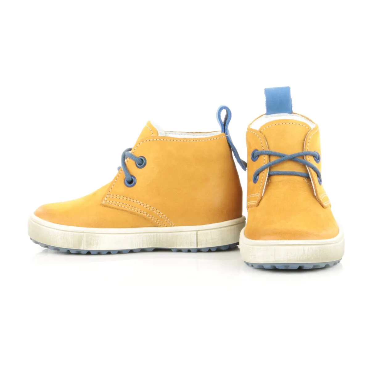 (2150-22) Emel yellow Lace Up shoes