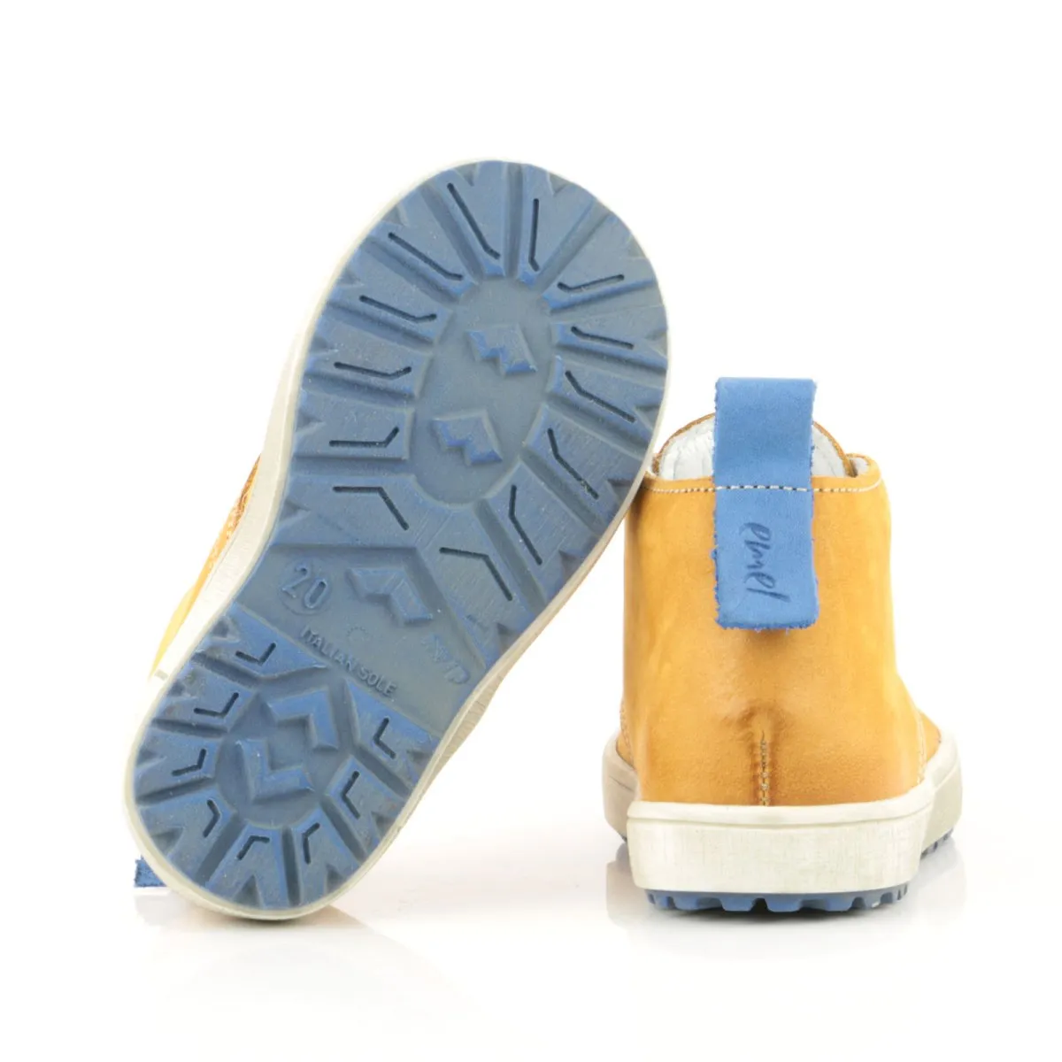 (2150-22) Emel yellow Lace Up shoes