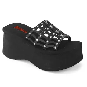 3 Inch Platform FUNN-13 Black Pu