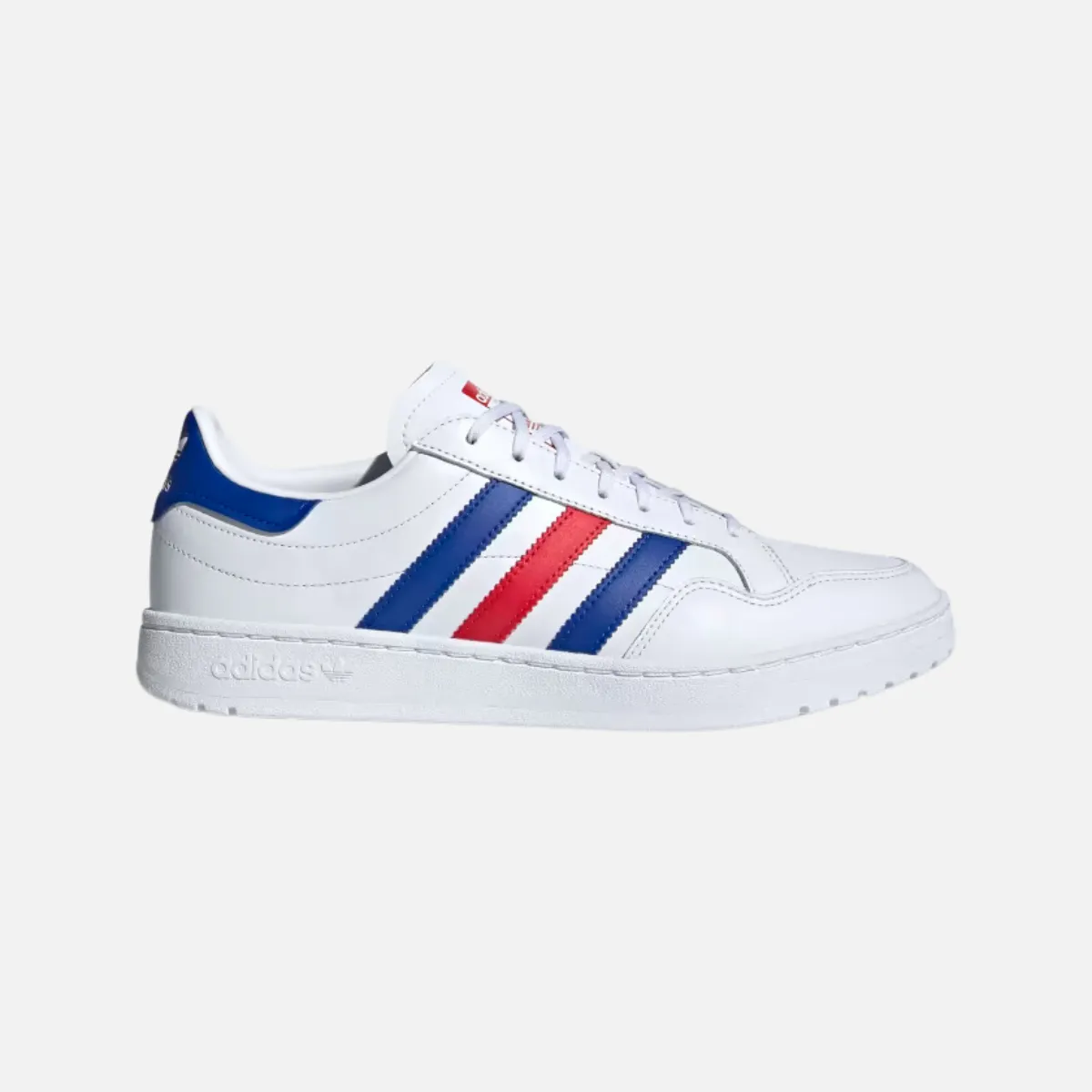 Adidas Team Court Men's Shoes -Cloud White/Royal Blue/Scarlet