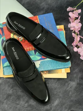 Archive Black Patent Slip-Ons