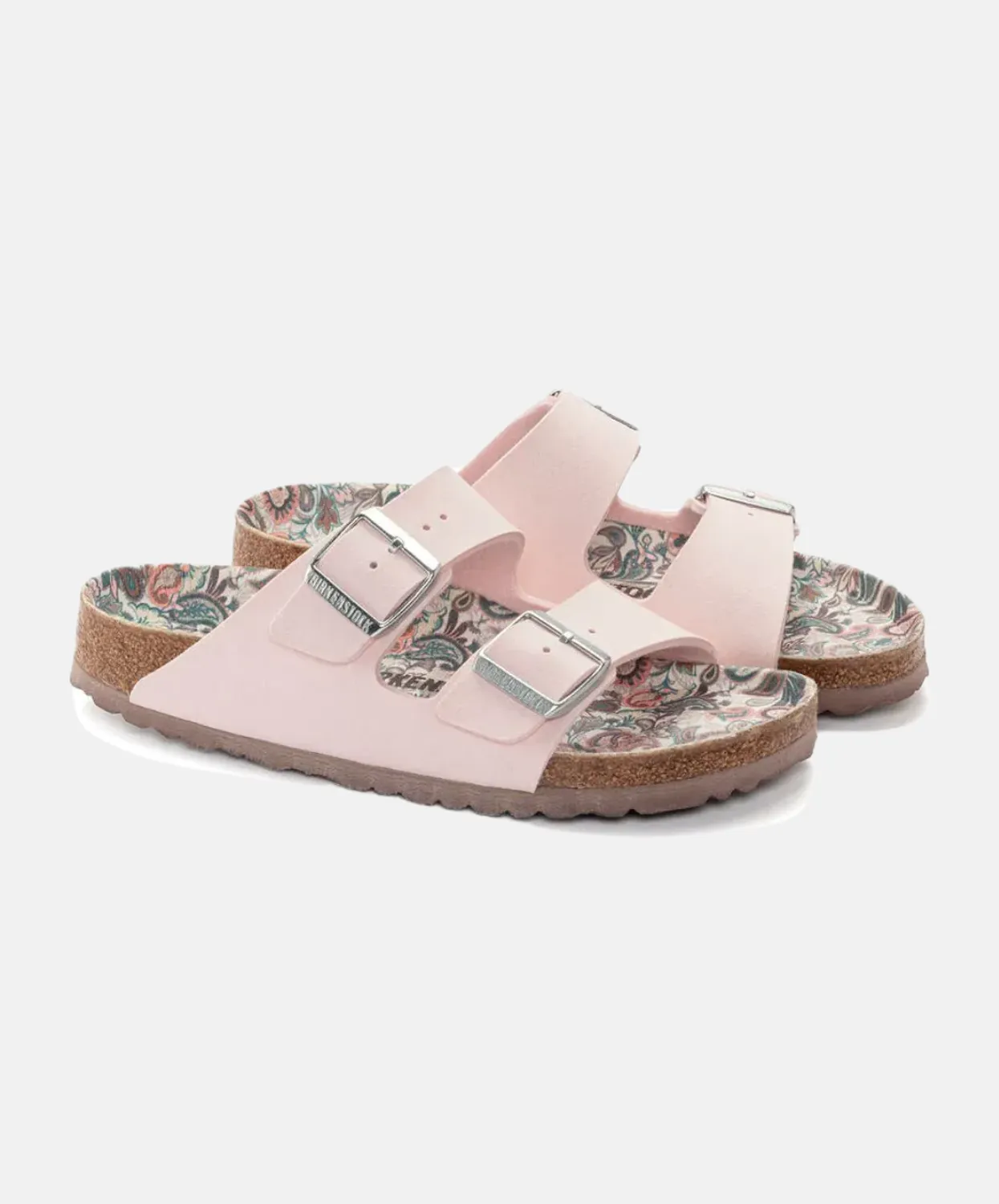 Birkenstock Arizona Synthetic Paisley Light Rose Vegan Sandals