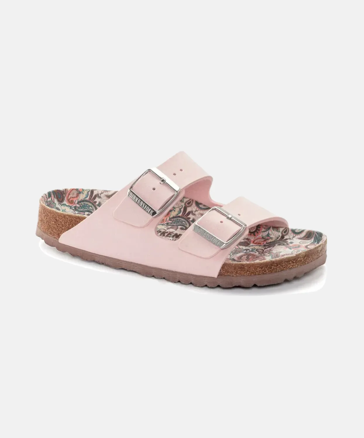 Birkenstock Arizona Synthetic Paisley Light Rose Vegan Sandals