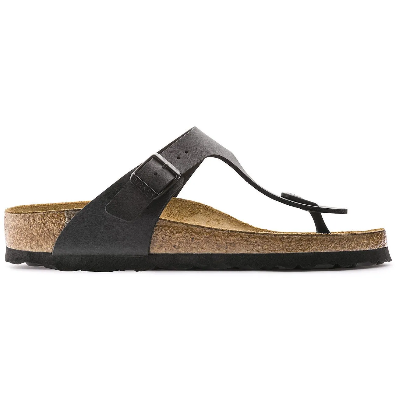 Birkenstock Classic, Gizeh, Regular Fit, Birko-Flor, Black