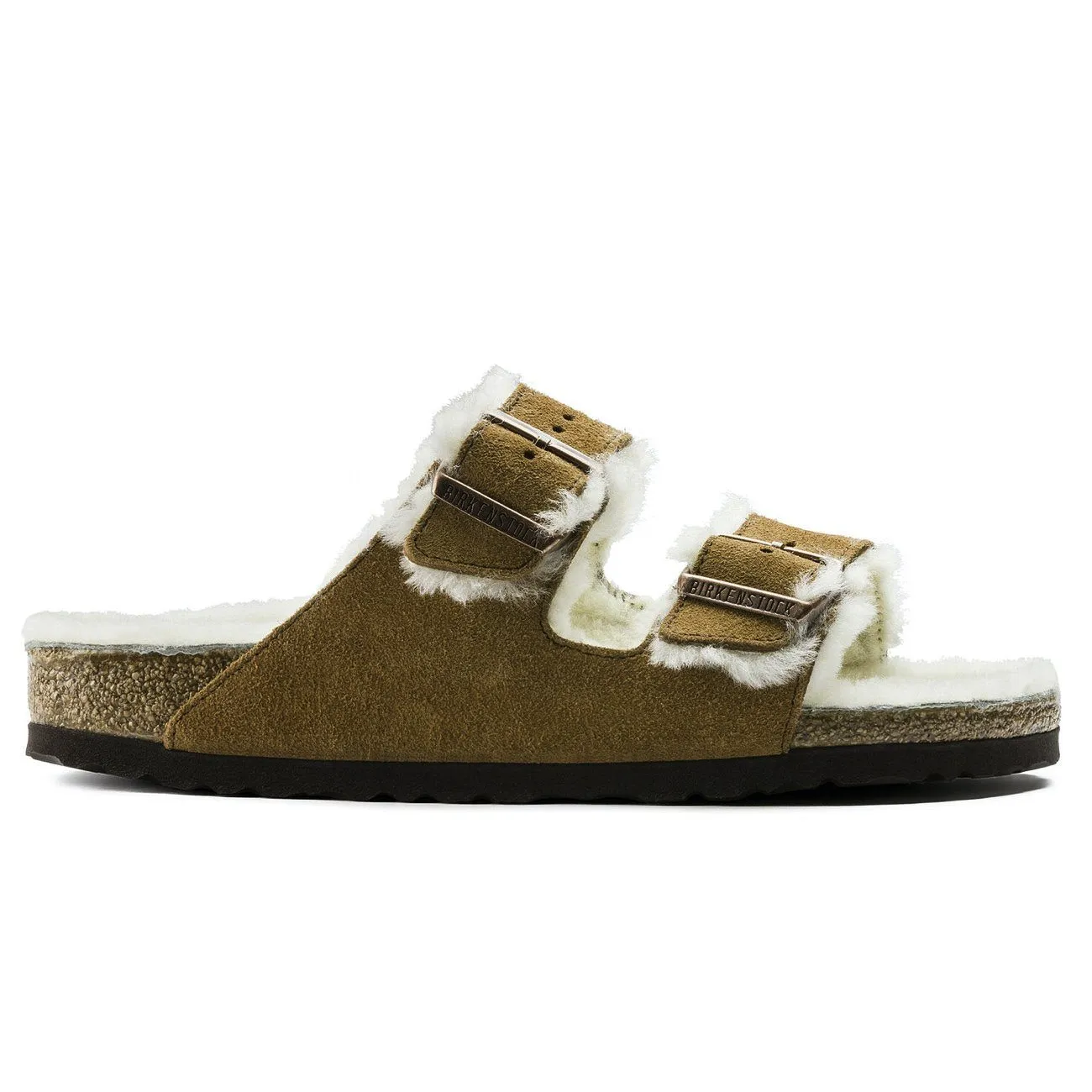 Birkenstock Seasonal, Arizona, Suede Leather, Regular Fit, Shearling Mink