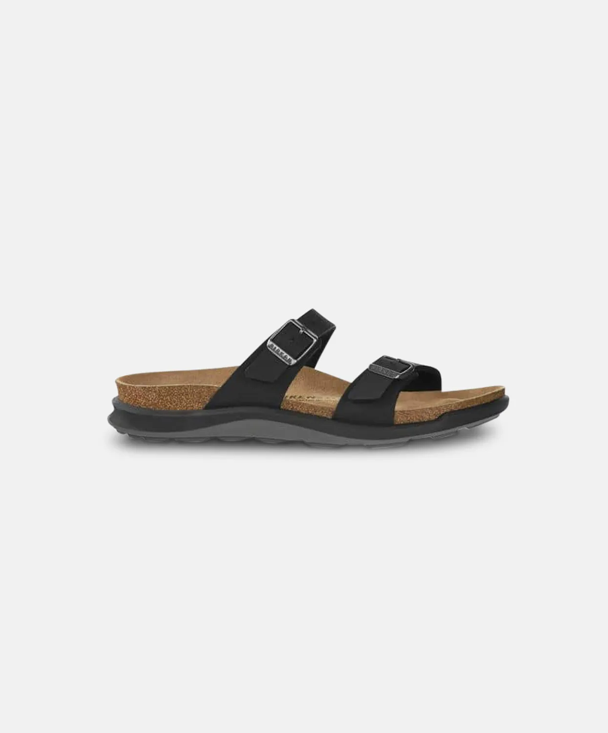 Birkenstock Sierra Cross Town Birko-Flor Nubuk Black Sandals