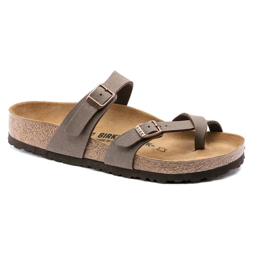 Birkenstock Women's Mayari Birkibuc (Mocha - Regular fit)