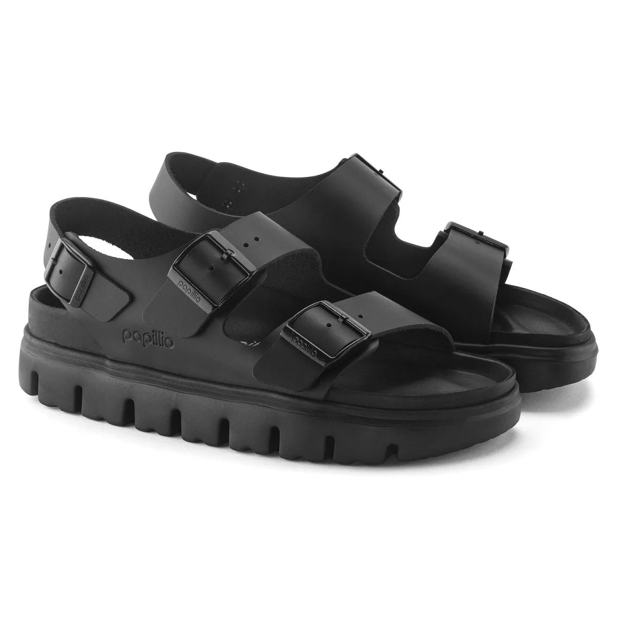 Birkenstock Women's Milano Chunky Exquisite Black Leather