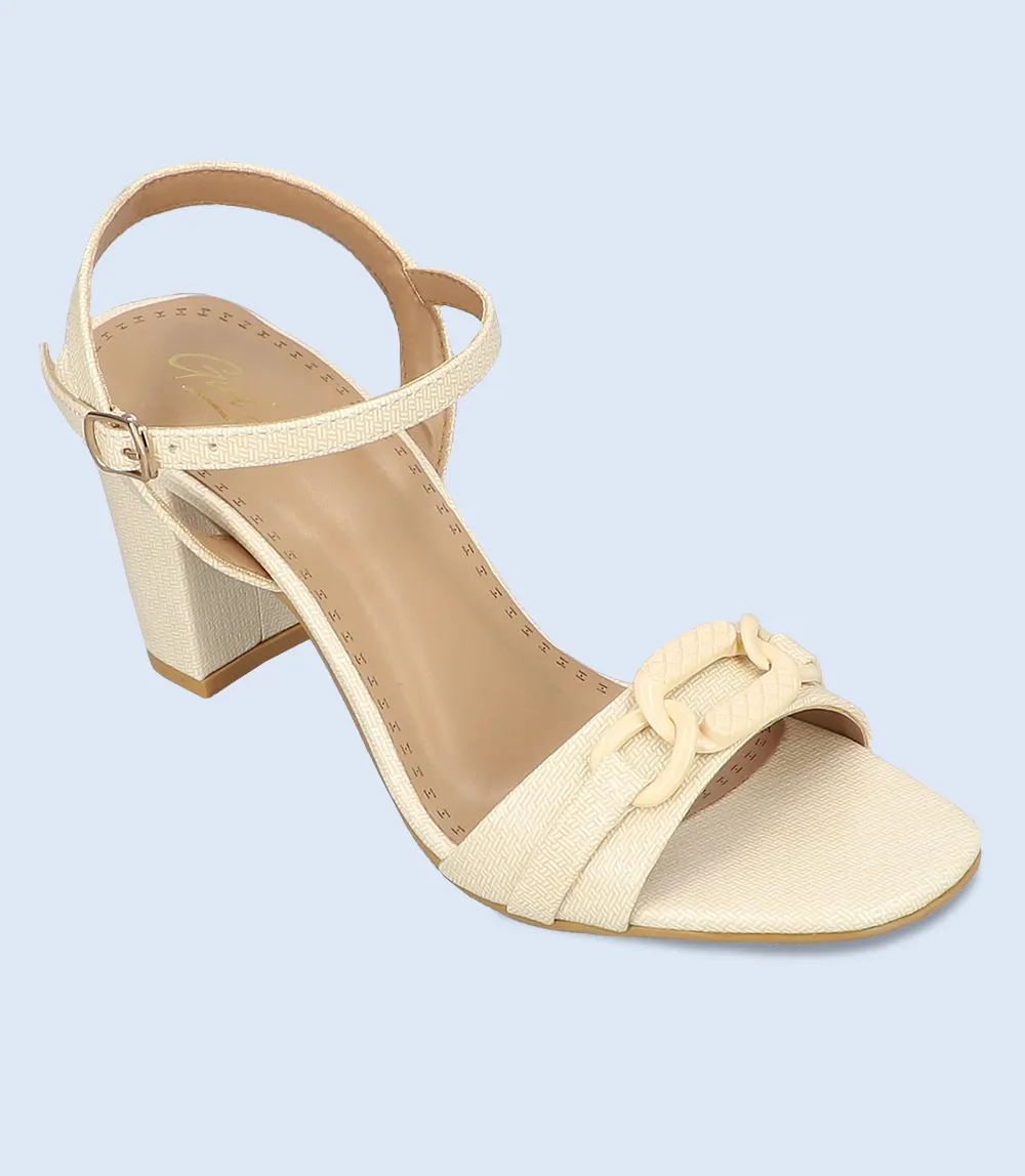 BW9536-FAWN-Women Casual Sandal Heels