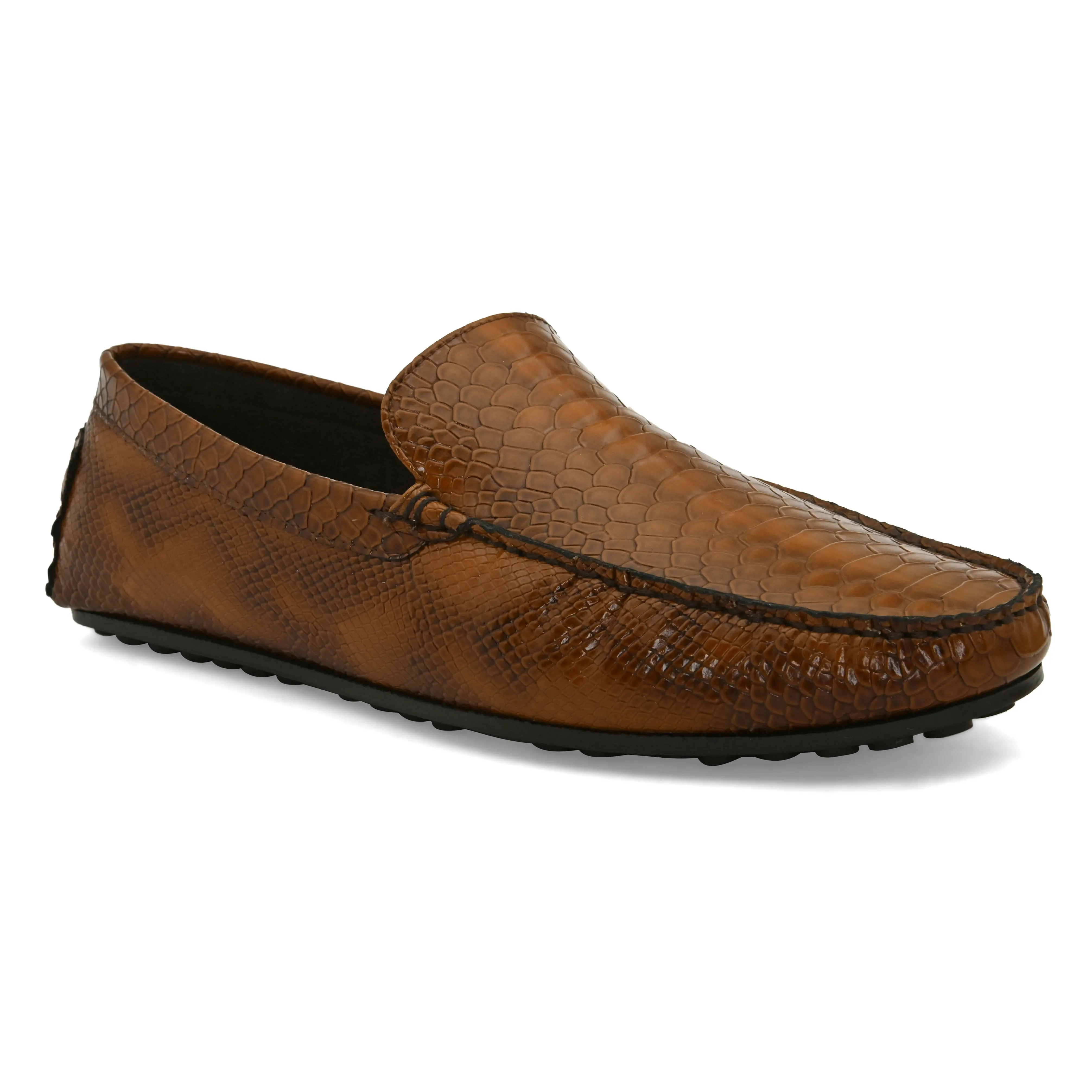 Chord Tan Driving Loafers