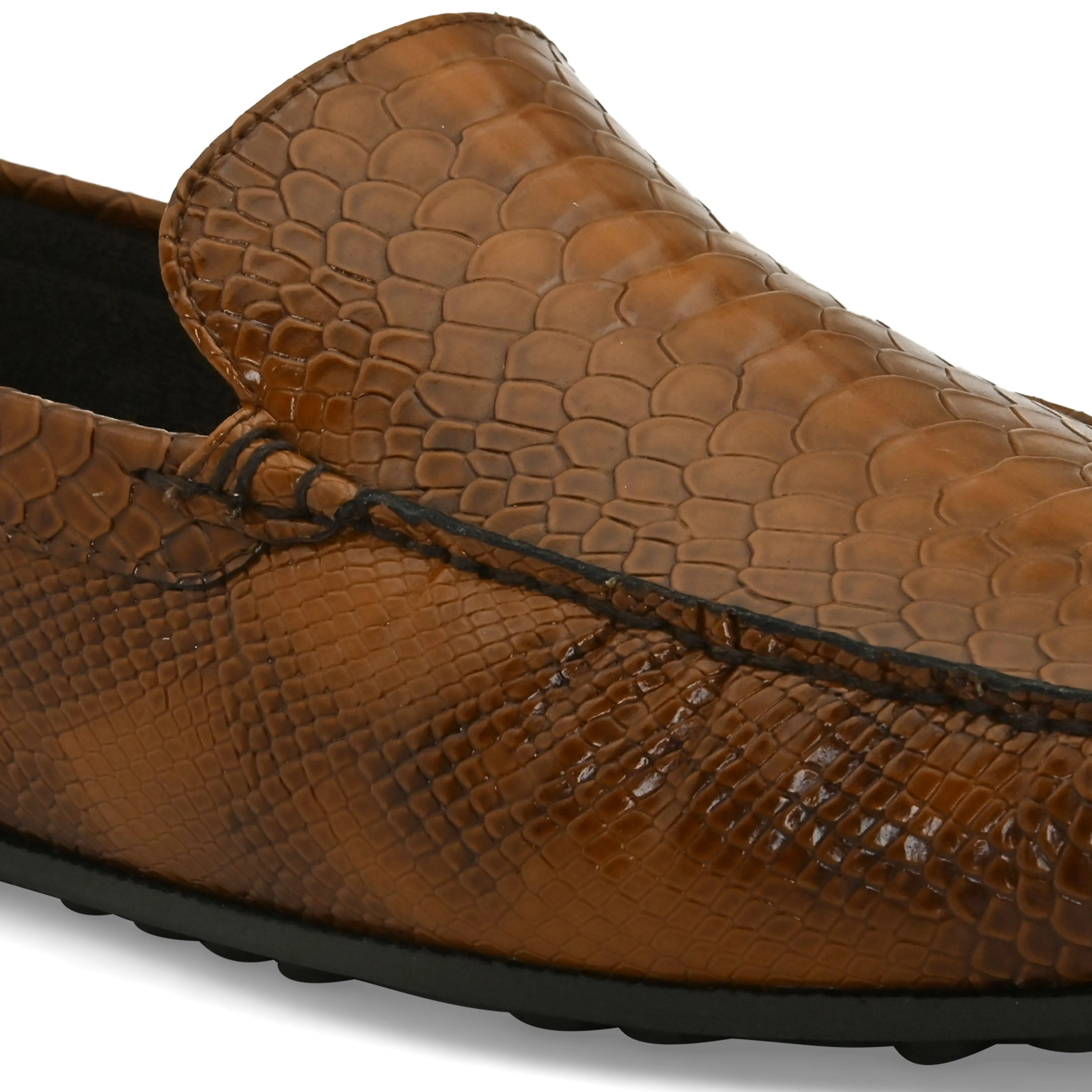 Chord Tan Driving Loafers