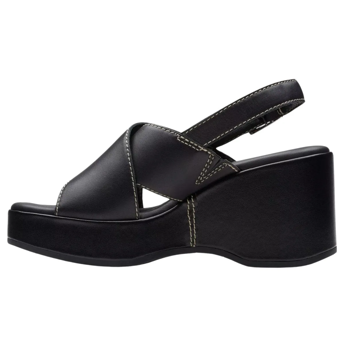 Clarks Women's Manon Wish Black Leather