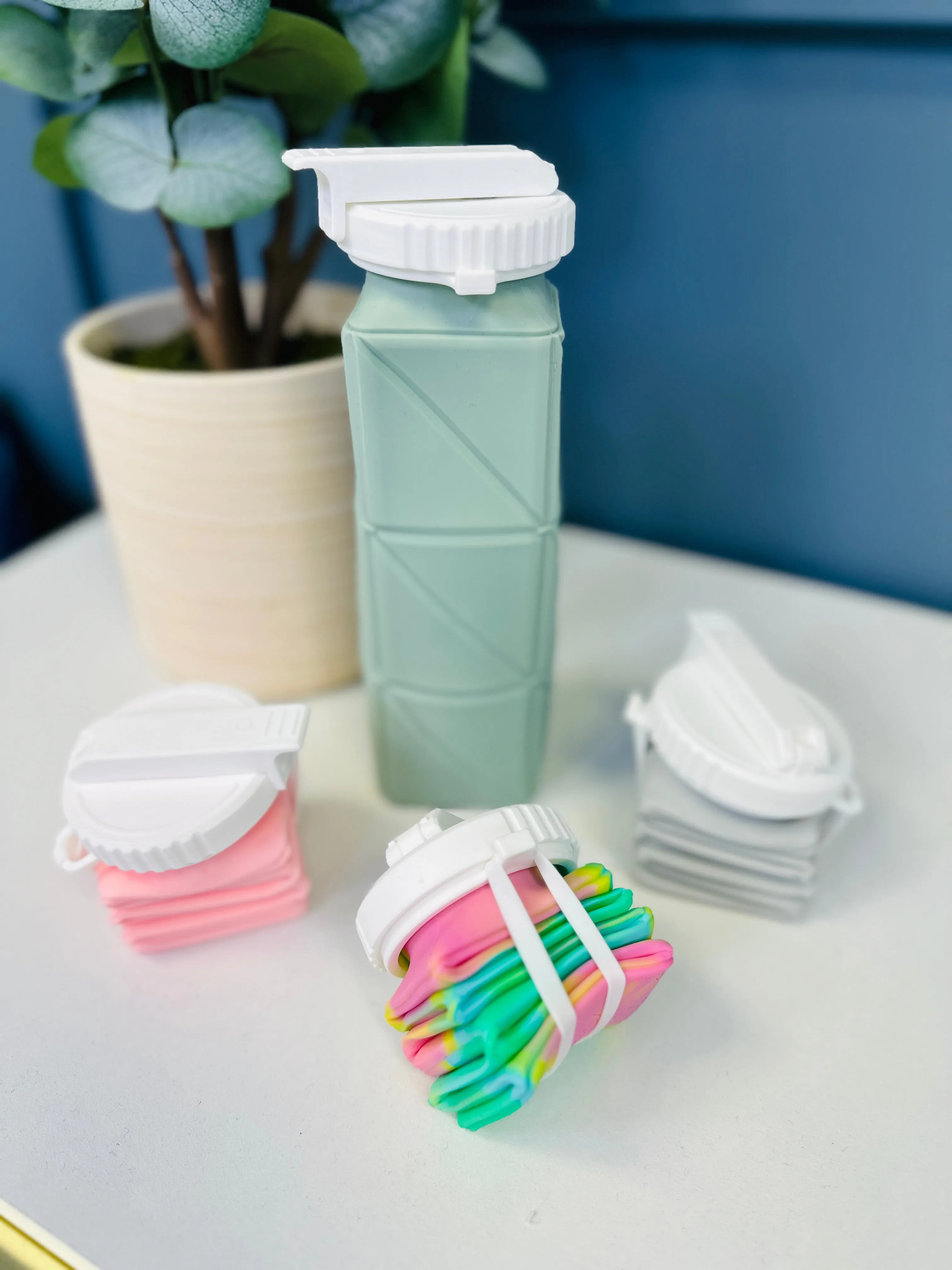 Collapsable Water Bottle- Multiple Colors!