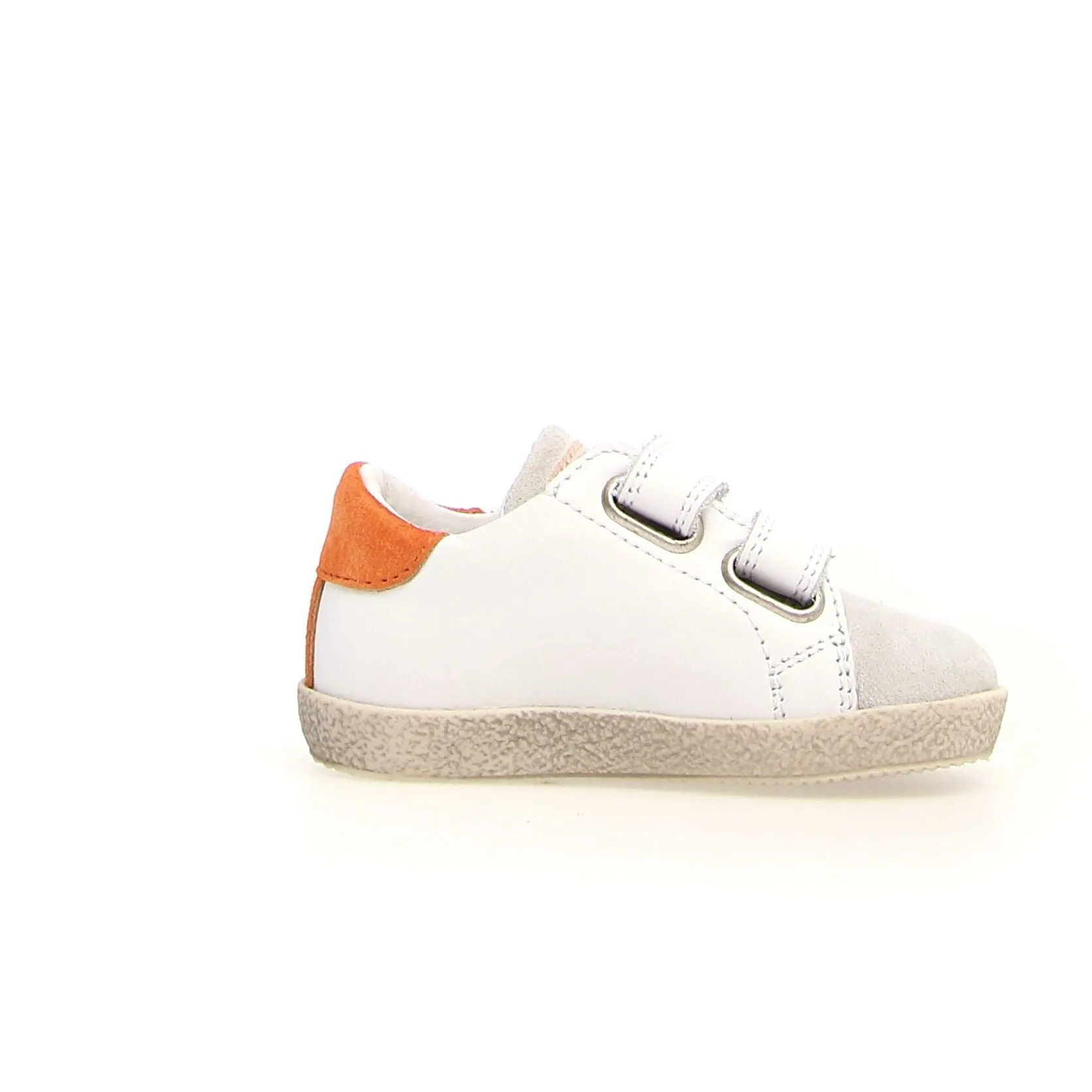 Falcotto Alnoite Light VL Boy's Casual Shoes - White/Oltremare/Orange