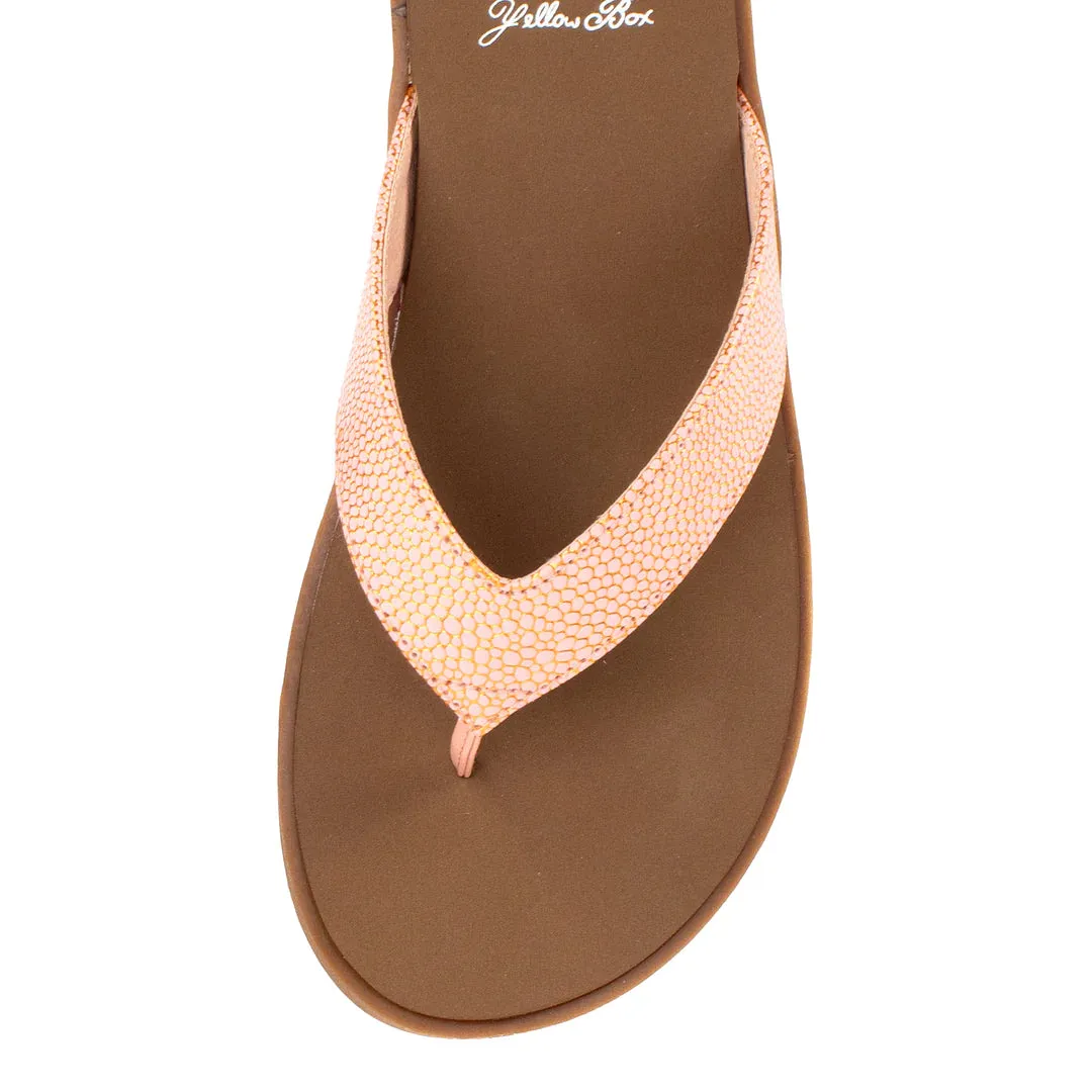 Fanzie Flance Flip Flop Sandal - Coral