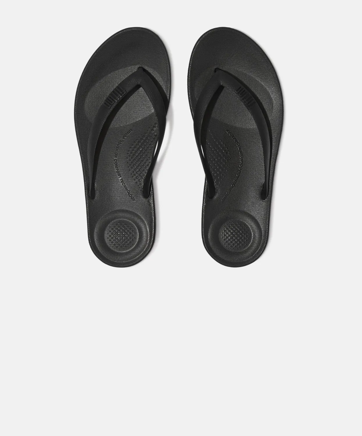 FitFlop iQushion Ergonomic Slides Black