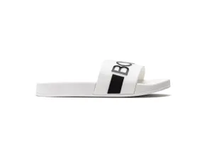 Hugo Boss Kids J29274 10B Logo Sliders White