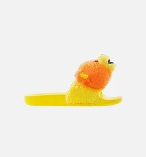 Jeremy Scott Teddy Adilette Mens Sandal - Orange/Yellow