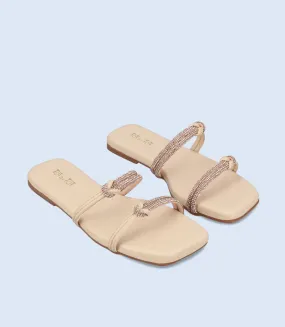 KG0113-BEIGE-Girl Slipper