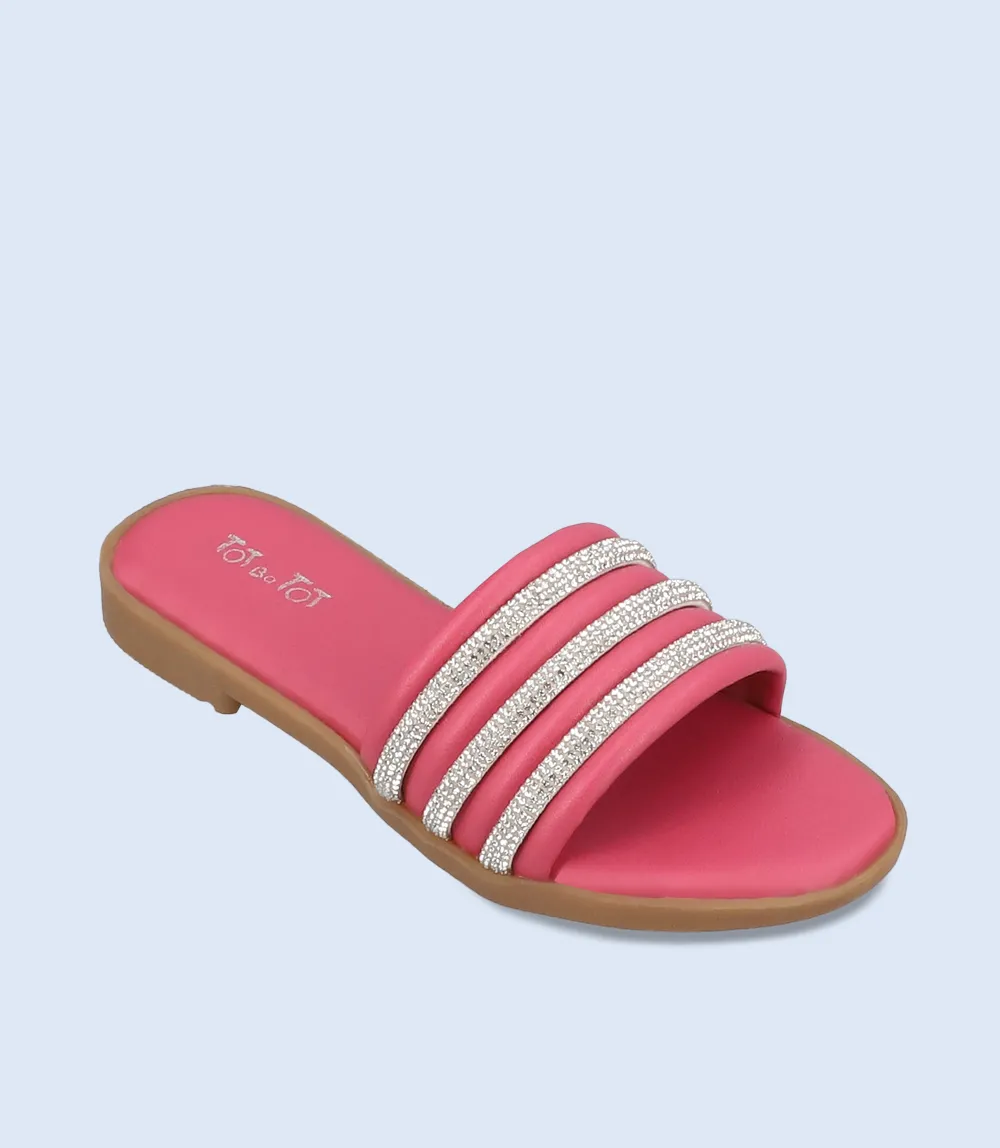 KG0120-FUSCHIA-Girls Slipper