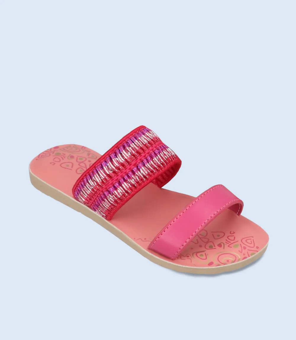 KG0135-FUSCHIA-Girls Slippers