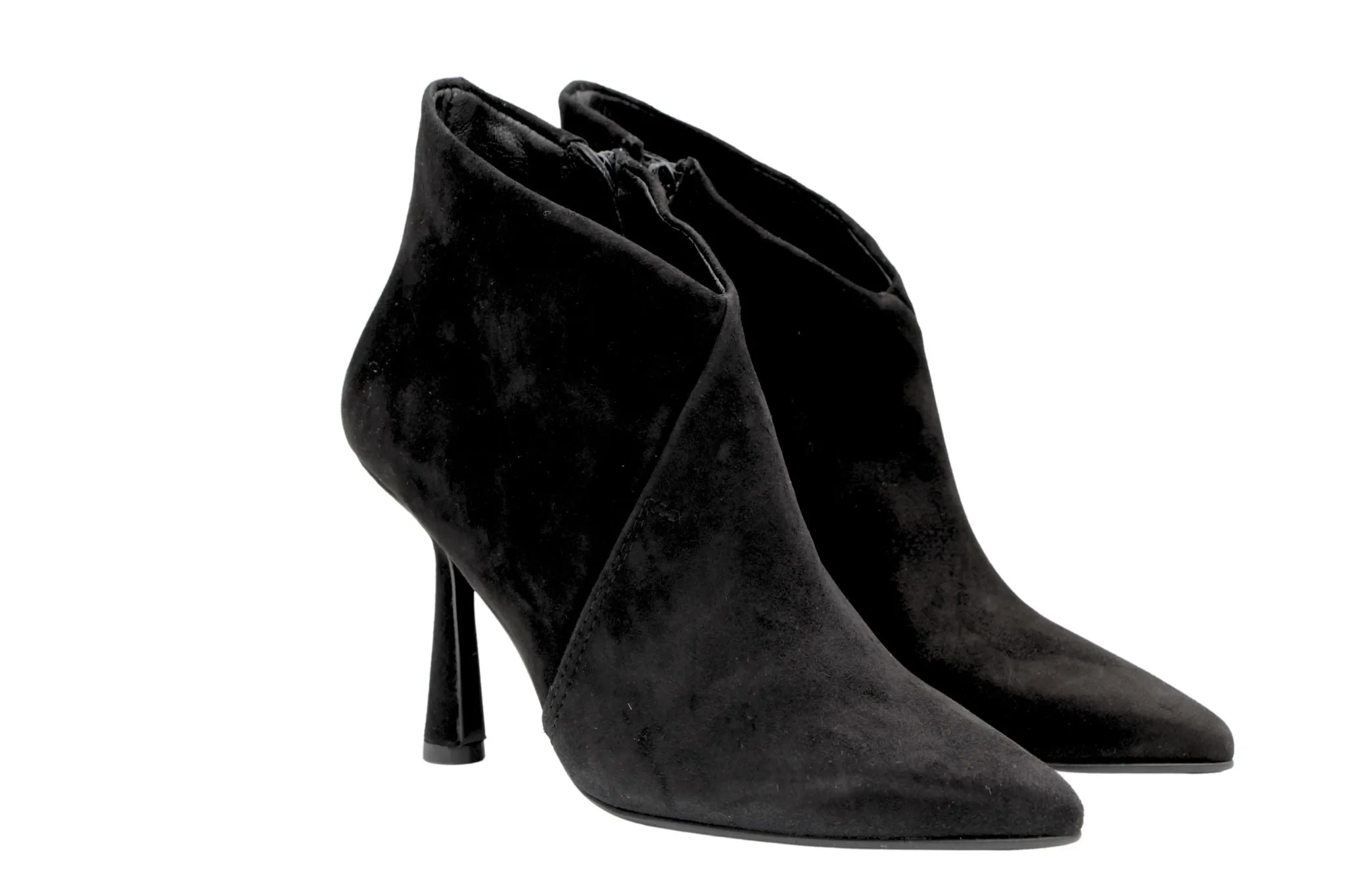 Marian Black  Suede Point Toe Shoe boot