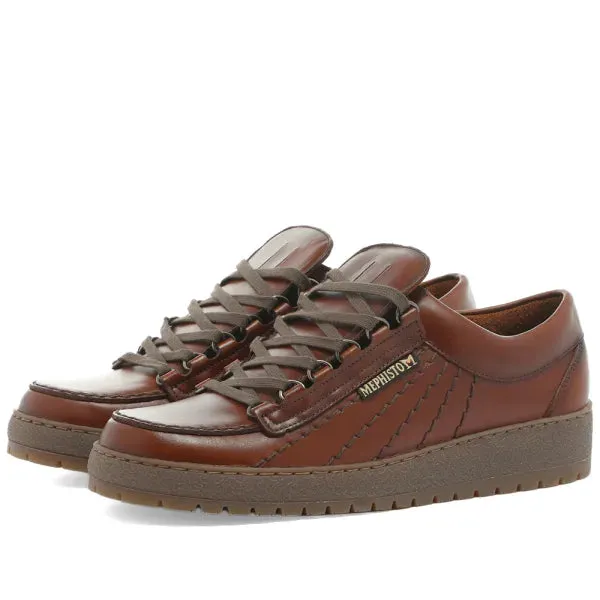 MEPHISTO Rainbow Chestnut Leather Shoes