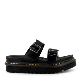 MYLES SLIDE SANDAL - BLACK BRANDO