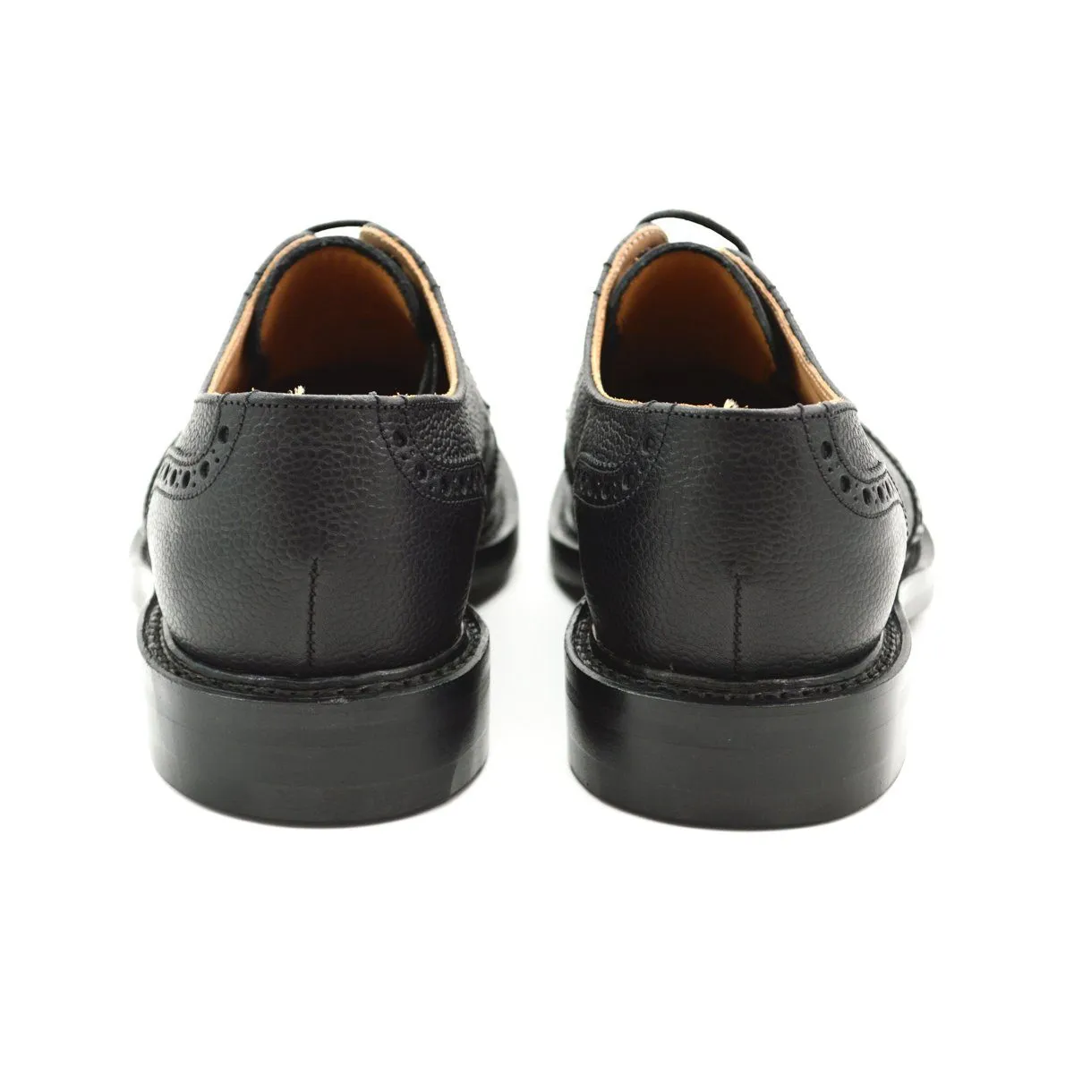 NPS WILSON Brogue Shoes - Black Grain with Itshide Sole