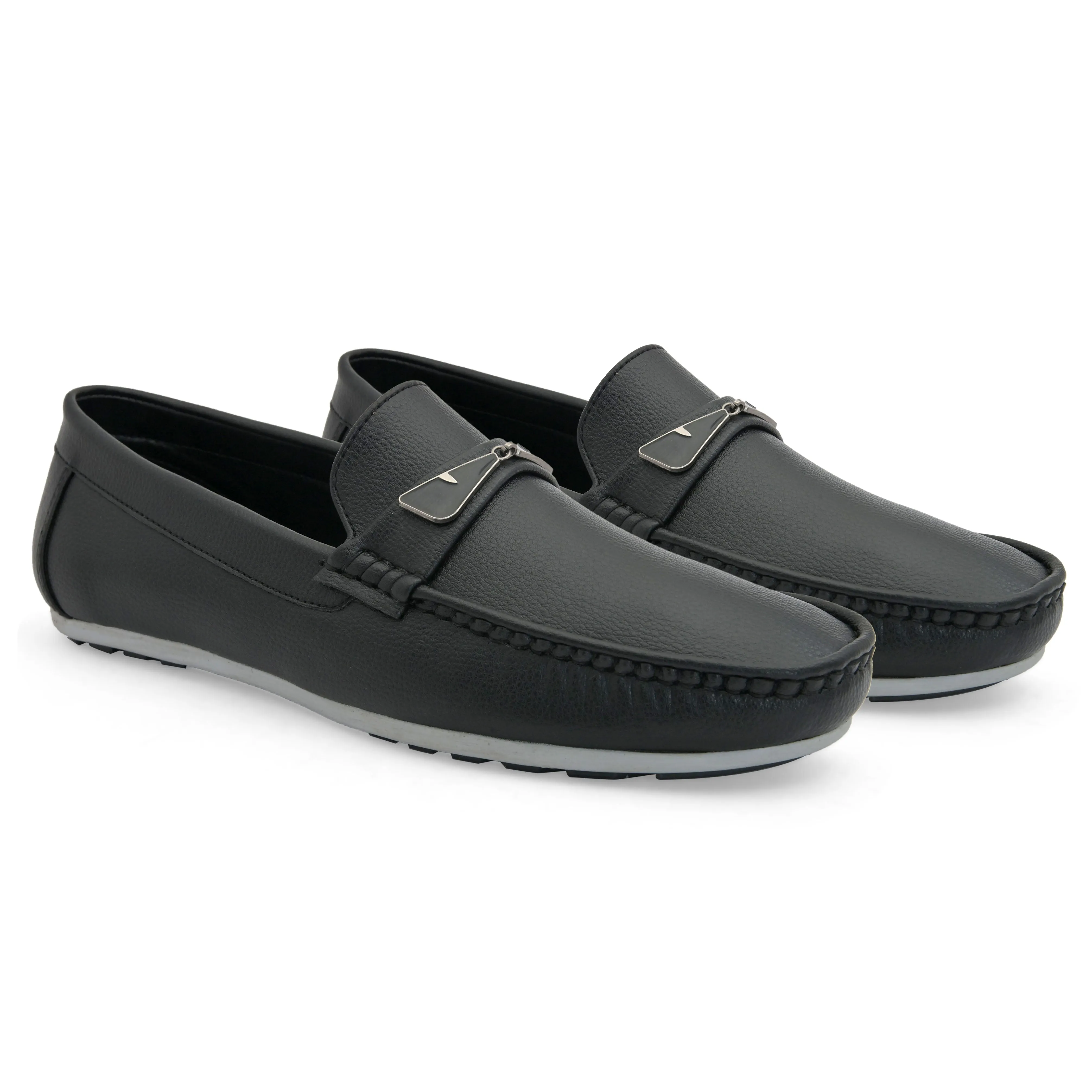 Peek Black Driving Loafers