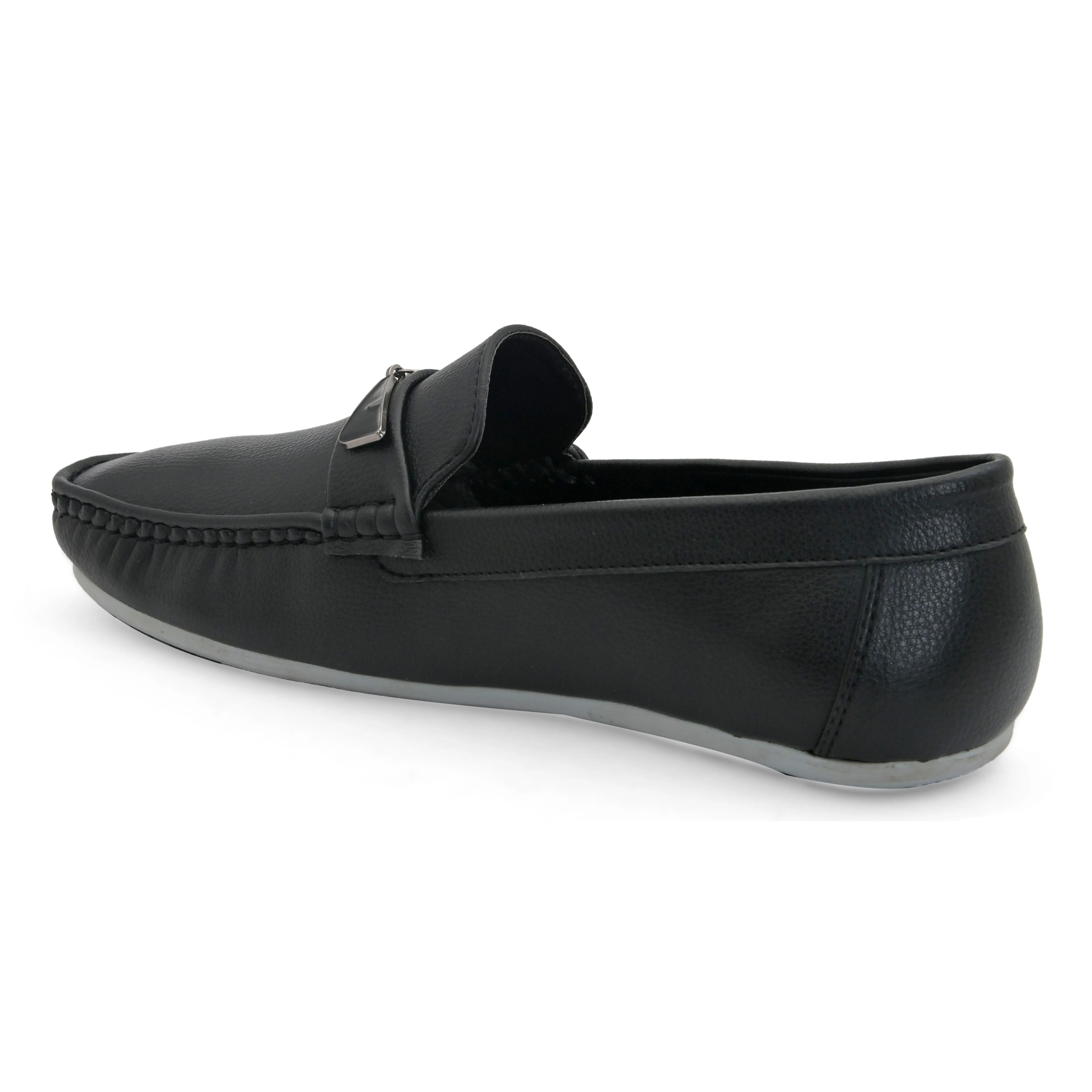 Peek Black Driving Loafers