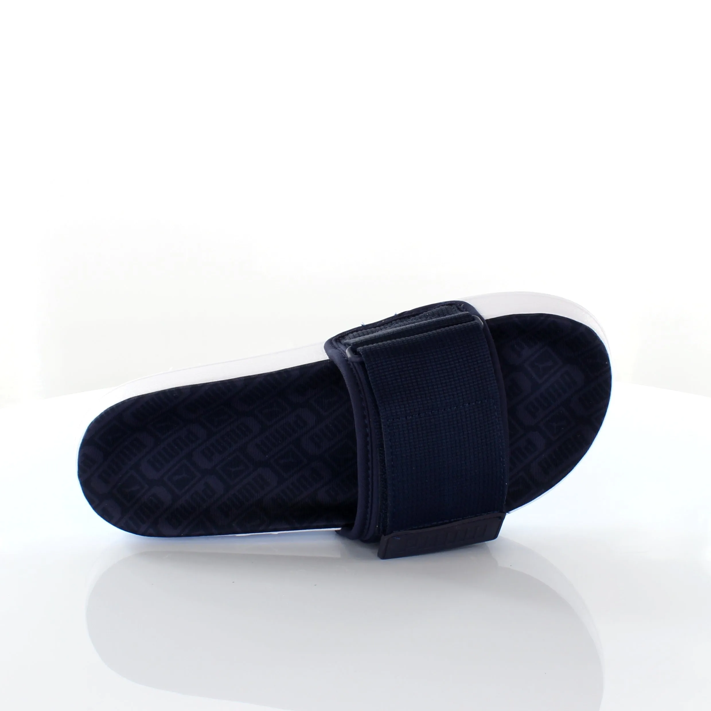 Puma Leadcat YLM Slide Slip On Flip Flop Sliders Sandals Navy - Mens