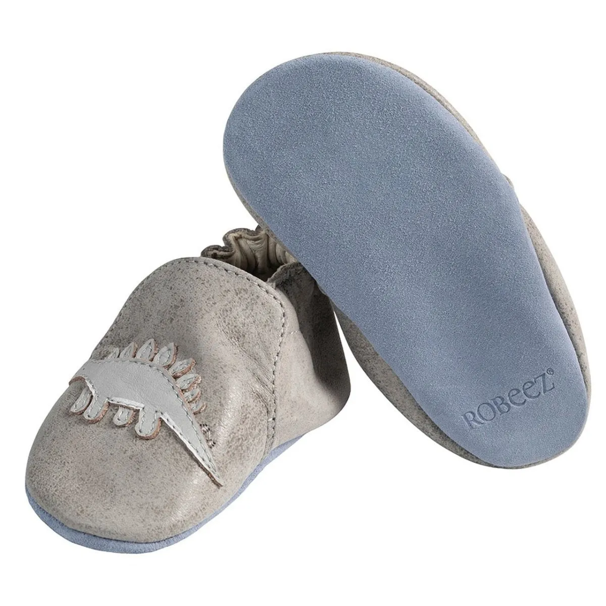 Robeez Grey Ramsey Soft Soles