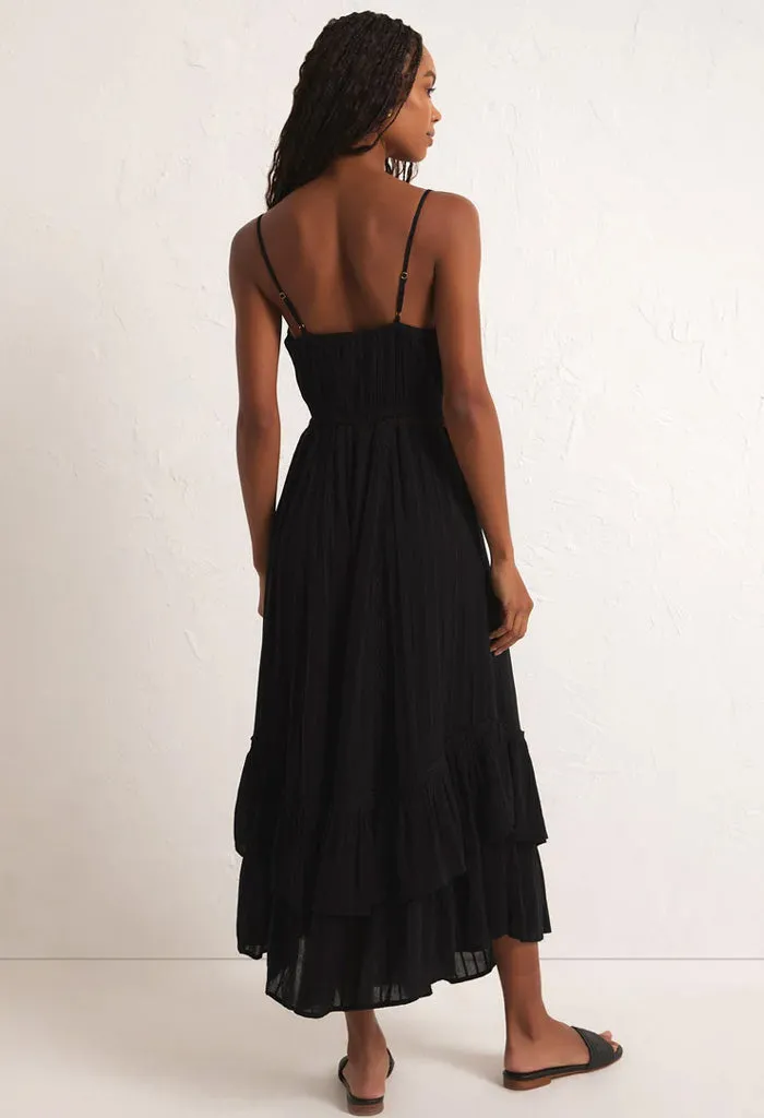 Rose Maxi Dress-Black