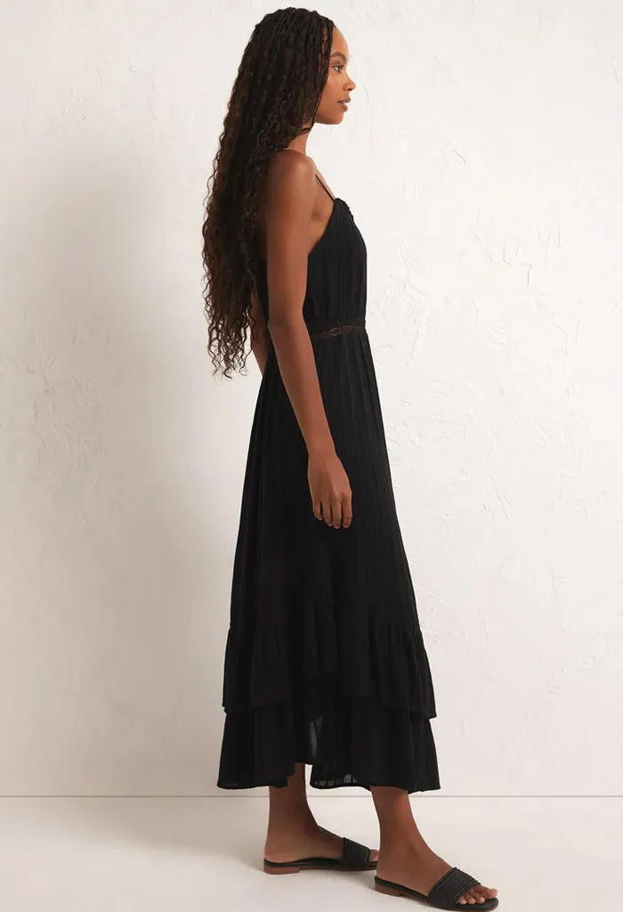 Rose Maxi Dress-Black