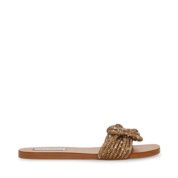 Steve Madden Women's Adore Slide Sandals (Bronze)