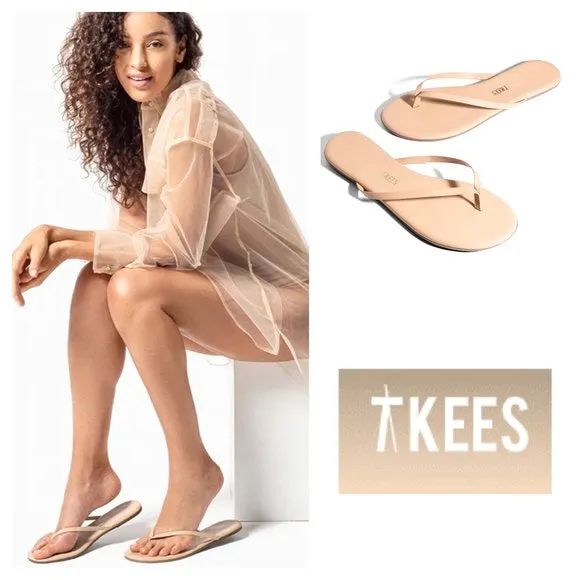 Thong Flip Flop in sunkissed by TKEES