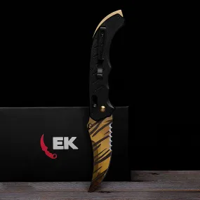 Tiger Tooth Flip Knife