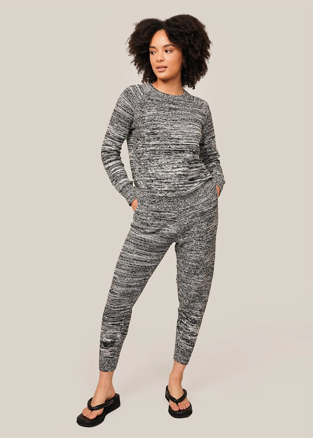 White Noise Space Suit Sweatpants