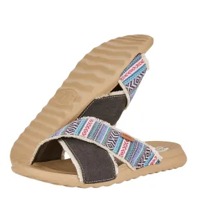 Women's Christi Slide in Navy Multi