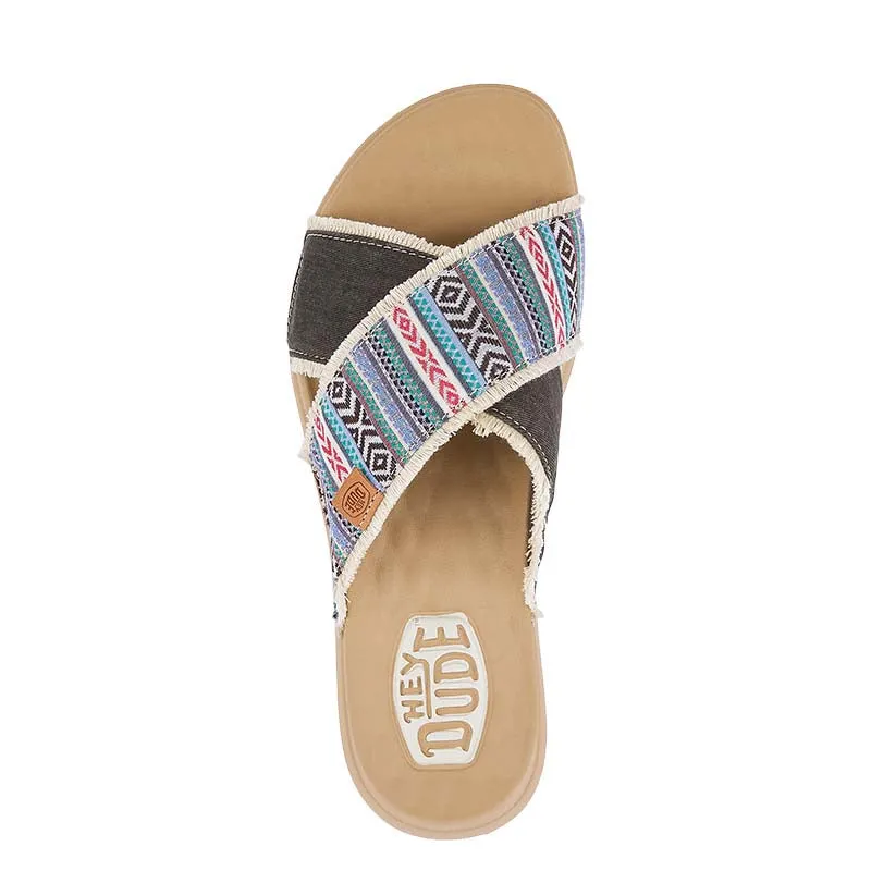 Women's Christi Slide in Navy Multi