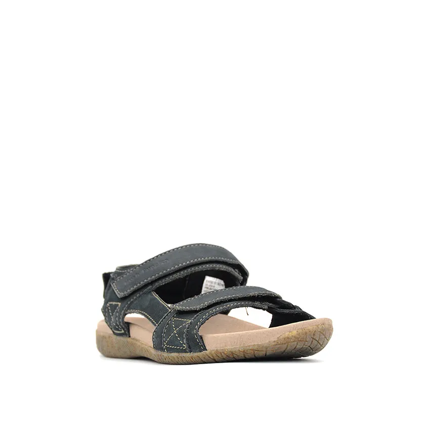 Ynigo Backstrap Men's Sandals - Navy Nubuck